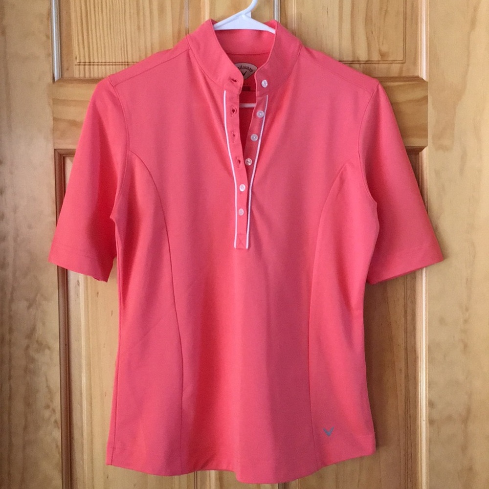 Callaway Button Front Golf Tee Size Small